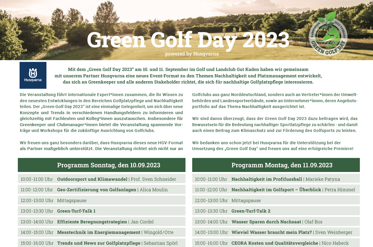 Aktuelles Golfverband SchleswigHolstein e.V.